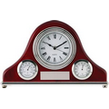 7.5"x5.5" Riviera Rosewood Weather Station